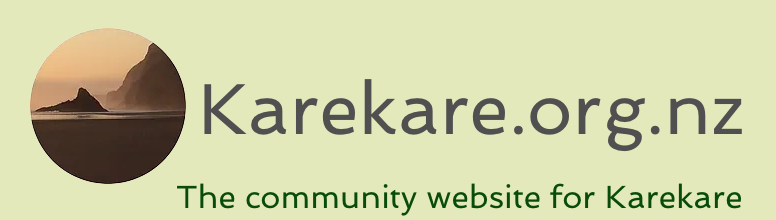 Karekare community services page in Auckland Karekare community page in Auckland